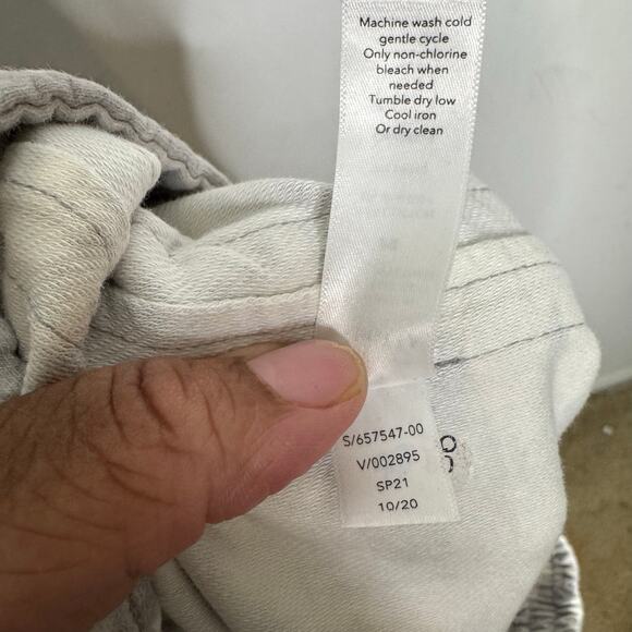 Athleta Farallon Printed Jogger Pants Women’s Size 22 Gray Tie Dye Elastic Waist - Picture 3 of 13